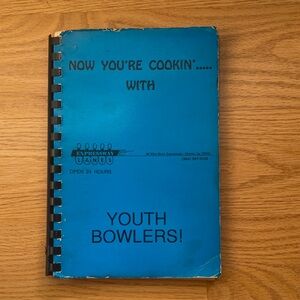 VTG Spiral-Bound Cookbook “NOW YOU’RE COOKIN’…WITH YOUTH BOWLERS” Gretna, La ‘91